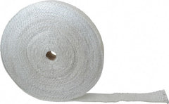 Made in USA - 1/8" Thick x 1-1/2" Wide, Fiberglass Gasket Tape - Exact Industrial Supply