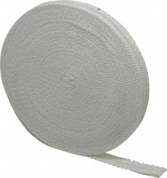 Made in USA - 1/16" Thick x 1" Wide, Fiberglass Gasket Tape - 100' Long, Tan - Exact Industrial Supply