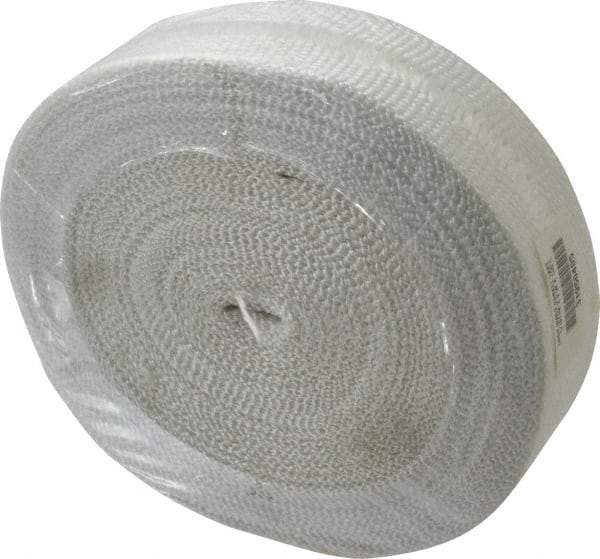 Made in USA - 1/16" Thick x 2" Wide, Fiberglass Gasket Tape - 100' Long, Tan - Exact Industrial Supply