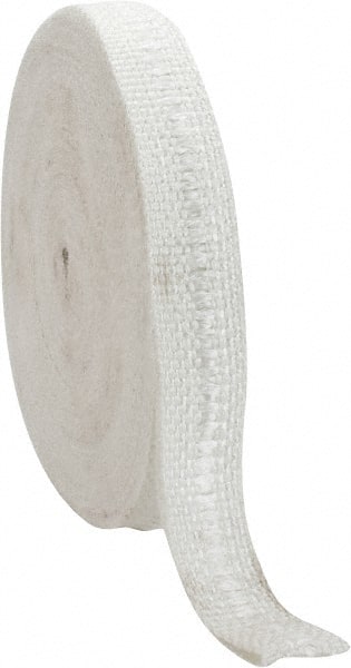 Made in USA - 1/8" Thick x 1-1/2" Wide, Fiberglass Gasket Tape - Exact Industrial Supply