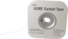 Made in USA - 0.02" Thick x 1" Wide, Gore-Tex Gasket Tape - 50' Long, White - Exact Industrial Supply