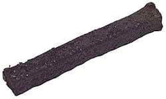 Made in USA - 5/8" x 2.3' Spool Length, Acrylic Fiber Graphite Yarn Compression Packing - 500° F Max, Dark Gray - Exact Industrial Supply