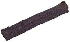 Made in USA - 1/8" x 100' Spool Length, Acrylic Fiber Graphite Yarn Compression Packing - Exact Industrial Supply