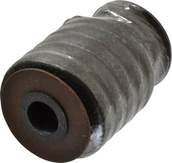 Made in USA - 1/2" x 7.6' Spool Length, Acrylic Fiber Graphite Yarn Compression Packing - 500° F Max, Dark Gray - Exact Industrial Supply