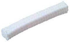Made in USA - 7/16" x 7' Spool Length, PTFE/Soft Filament Compression Packing - 1,000 Max psi, -450 to 500° F, White - Exact Industrial Supply