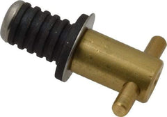 Made in USA - 1/2" OD, Turn Tite Pressure Test Plug - 11/16" Long - Exact Industrial Supply