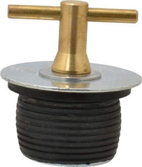 Made in USA - 1-1/2" OD, Turn Tite Pressure Test Plug - 1-5/16" Long - Exact Industrial Supply