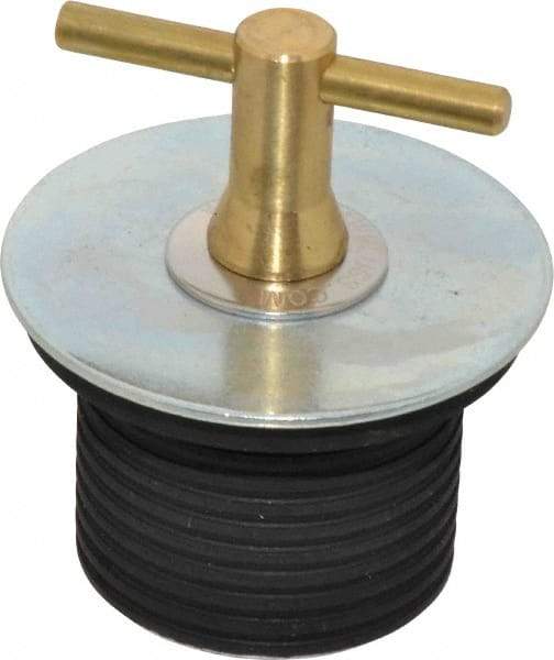 Made in USA - 1-3/4" OD, Turn Tite Pressure Test Plug - 1-5/16" Long - Exact Industrial Supply