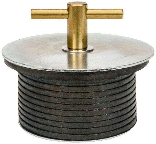 Value Collection - 3-3/4" OD, Turn Tite Pressure Test Plug - 2" Long - Exact Industrial Supply
