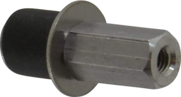 Made in USA - 1/2" OD, Thumbnut Pressure Test Plug - 1/2" Long - Exact Industrial Supply