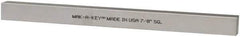 Made in USA - 12" Long x 7/8" High x 7/8" Wide, Zinc-Plated Oversized Key Stock - C1018 Steel - Exact Industrial Supply