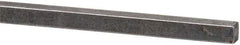 Made in USA - 12" Long x 3/16" High x 3/16" Wide, Over/Undersized Key Stock - 1090/1095 Steel - Exact Industrial Supply