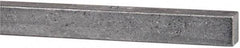 Made in USA - 12" Long x 1/2" High x 1/2" Wide, Over/Undersized Key Stock - 1090/1095 Steel - Exact Industrial Supply