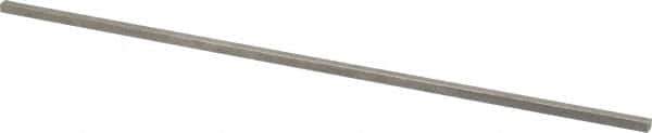 Made in USA - 12" Long x 3/16" High x 3/16" Wide, Undersized Key Stock - 18-8 Stainless Steel - Exact Industrial Supply