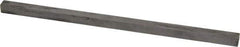 Made in USA - 12" Long x 1/2" High x 1/2" Wide, Undersized Key Stock - 18-8 Stainless Steel - Exact Industrial Supply