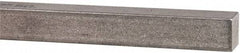 Made in USA - 12" Long x 1/2" High x 1/2" Wide, Undersized Key Stock - Type 316 Stainless Steel - Exact Industrial Supply