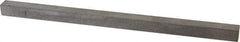 Made in USA - 12" Long x 5/8" High x 5/8" Wide, Undersized Key Stock - Type 316 Stainless Steel - Exact Industrial Supply