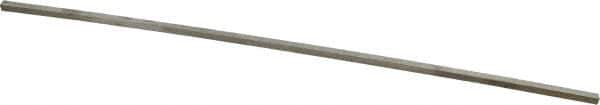 Made in USA - 12" Long, Oversized Key Stock - 18-8 Stainless Steel - Exact Industrial Supply