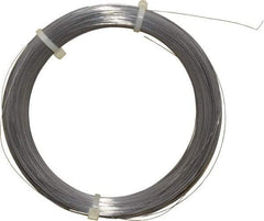 Value Collection - 0 Gage, 0.009 Inch Diameter x 1,157 Ft. Long, High Carbon Steel, Tempered Music Wire Coil - ASTM A228, 1/4 Lb. Shipping Weight - Exact Industrial Supply