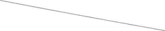 Value Collection - 20 Gage, 0.045 Inch Diameter x 1 Ft. Long, High Carbon Steel, Cut and Straightened Music Wire - ASTM A228 - Exact Industrial Supply