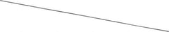 Value Collection - 25 Gage, 0.059 Inch Diameter x 1 Ft. Long, High Carbon Steel, Cut and Straightened Music Wire - ASTM A228 - Exact Industrial Supply