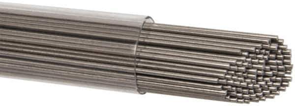 Value Collection - 15 Gage, 0.035 Inch Diameter x 1 Ft. Long, 302/304 Cut and Straightened Music Wire - ASTM A580 - Exact Industrial Supply