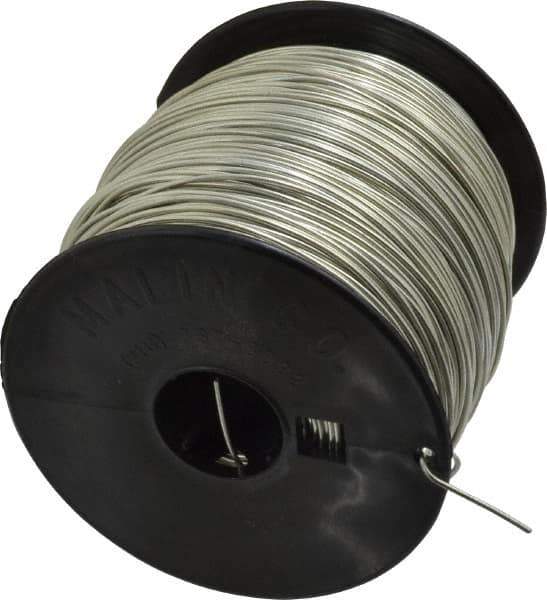 Value Collection - 18 Gage, 0.0475 Inch Diameter x 830 Ft. Long, Steel, Stone Wire - 5 Lb. Shipping Weight - Exact Industrial Supply