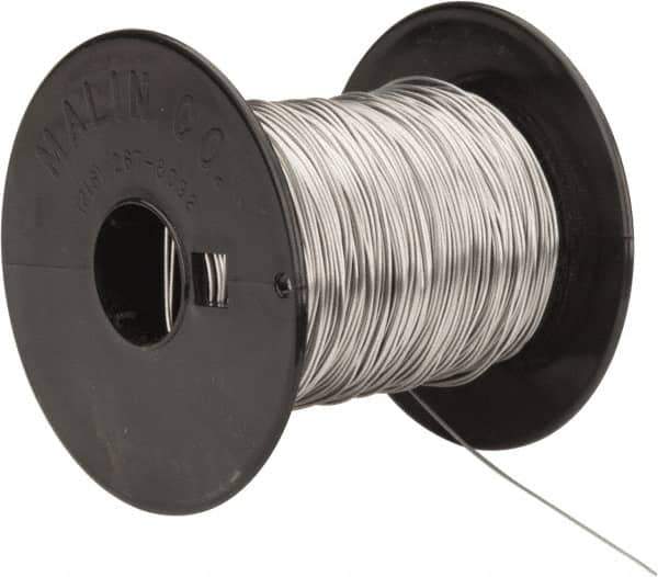 Value Collection - 20 Gage, 0.0319 Inch Diameter x 538 Ft. Long, Soft Aluminum Wire - Alloy 1100, ASTM B211, 1/2 Lbs. Shipping Weight - Exact Industrial Supply