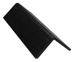 Made in USA - 3 Inch Leg Long x 1/4 Inch Thick x 10 Ft. Long, Flame Retardant Plastic Angle - Exact Industrial Supply