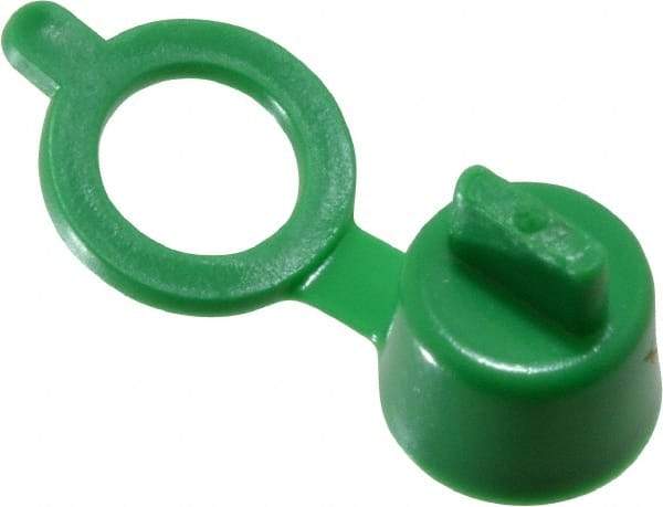 Caplugs - Grease Fitting Cap - Green, 100 Pieces - Exact Industrial Supply