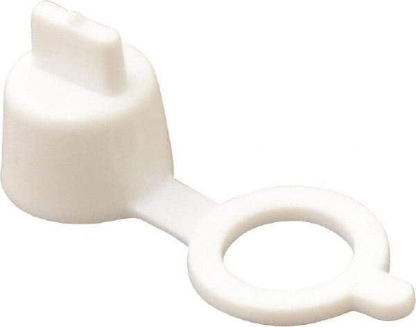 Caplugs - Grease Fitting Cap - White, 100 Pieces - Exact Industrial Supply