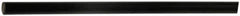 Made in USA - 3' Long, 3" Diam, Polyurethane Plastic Rod - 90A Hardness, Black - Exact Industrial Supply