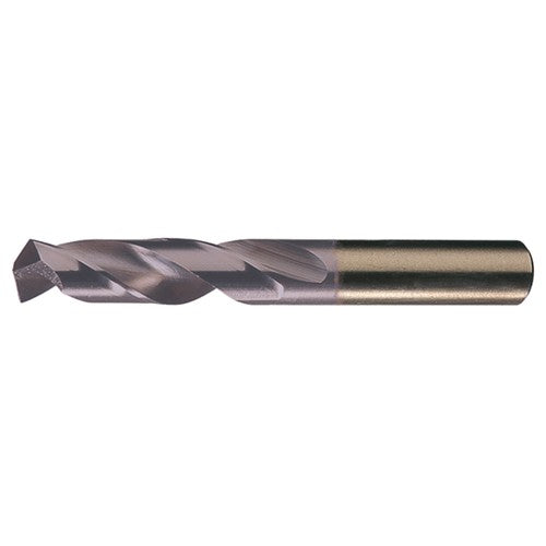 25/64 RHS / RHC HSS-CO 8% (M42) 135 Degree Split Point Heavy Duty Cobalt Screw Machine Drill - TiAlN - Exact Industrial Supply