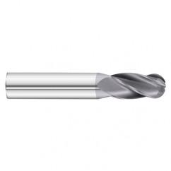 9/16 SOLID CARBIDE BALL ENDMILL - Exact Industrial Supply