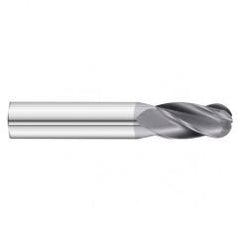 9/16 SOLID CARBIDE BALL ENDMILL - Exact Industrial Supply