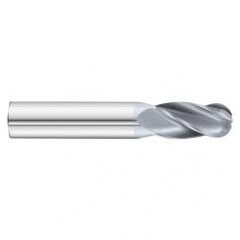 11/16 x 1-1/2 x 4 4 Flute Ball Nose  End Mill- Series 3200SD - Exact Industrial Supply