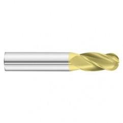 13/64 x 5/8 x 2-1/2 4 Flute Ball Nose  End Mill- Series 3200SD - Exact Industrial Supply