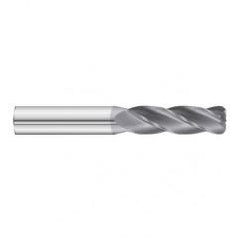 20mm Dia. x 125mm Overall Length 4-Flute 1.5mm C/R Solid Carbide SE End Mill-Round Shank-Center Cut-TiAlN - Exact Industrial Supply