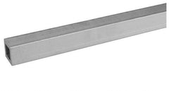 Value Collection - 1-1/4 Inch Square x 72 Inch Long, Aluminum Square Tube - 1/8 Inch Wall Thickness, Alloy 6063 - Exact Industrial Supply