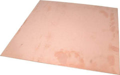 Value Collection - 0.032 Inch Thick x 12 Inch Square, Copper Sheet - Alloy 110 - Exact Industrial Supply