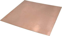 Value Collection - 0.043 Inch Thick x 12 Inch Square, Copper Sheet - Alloy 110 - Exact Industrial Supply