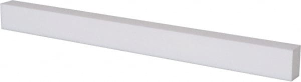 USA Sealing - 4' x 4" x 5/8" White PTFE (Virgin) Rectangular Bar - Exact Industrial Supply