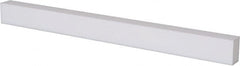 USA Sealing - 4' x 4" x 5/8" White PTFE (Virgin) Rectangular Bar - Exact Industrial Supply