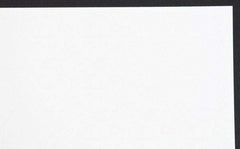 Made in USA - 1 Piece, 20" Wide x 20" Long Plastic Shim Stock Sheet - White, ±10% Tolerance - Exact Industrial Supply