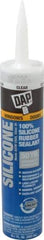 DAP - 10.1 oz Tube Clear RTV Silicone Joint Sealant - -40 to 400°F Operating Temp, 10 to 20 min Tack Free Dry Time, 24 hr Full Cure Time - Exact Industrial Supply