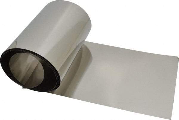 Made in USA - 50 Inch Long x 6 Inch Wide x 0.0015 Inch Thick, Roll Shim Stock - Stainless Steel - Exact Industrial Supply