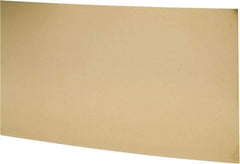 Made in USA - 2 Piece, 25 Inch Long x 6 Inch Wide x 0.012 Inch Thick, Shim Sheet Stock - Brass - Exact Industrial Supply