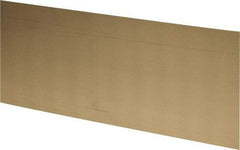 Made in USA - 2 Piece, 25 Inch Long x 6 Inch Wide x 0.031 Inch Thick, Shim Sheet Stock - Brass - Exact Industrial Supply