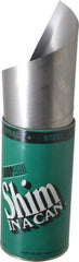 Made in USA - 2.50 m Long x 150 mm Wide x 0.25 mm Thick, Roll Shim Stock - Steel - Exact Industrial Supply