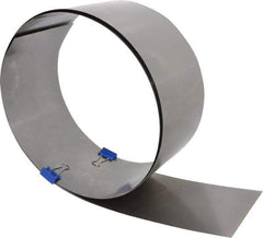 Made in USA - 2.50 m Long x 150 mm Wide x 0.5 mm Thick, Roll Shim Stock - Steel - Exact Industrial Supply